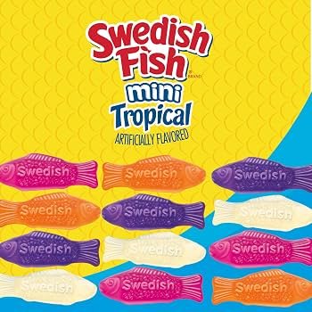 Swedish Fish Mini Tropical 99g Theater Box - Image 2